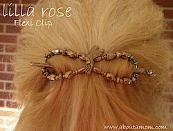 About A Mom: Lilla Rose Flexi Hair Clip Giveaway