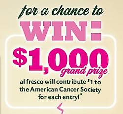 Vote For Your Favorite Al Fresco "Pink" Recipe Sweepstakes