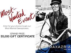 BCBGMAXAZRIA: Most-Wanted Event Sweepstakes