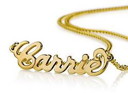 Birdie Shoots: Personalized Nameplate Necklace Giveaway
