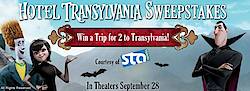 Movie Tickets: STA Travel "Hotel Transylvania" Sweepstakes