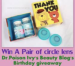 Dr Poison Ivy's Beauty: Facebook International Circle Lens Giveaway