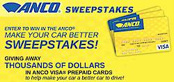 ANCO Make Your Car Better Sweepstakes
