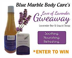 Organic Beauty Vixen: Blue Marble Body Care Botanical Soaps Giveaway