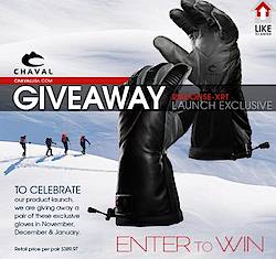 Chaval Heated Gloves Product Launch Giveaway
