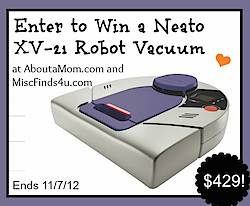 Win a Neato Robotic Pet and Allergy Vaccuum