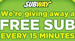 SUBWAY: Text to Win Sweepstakes