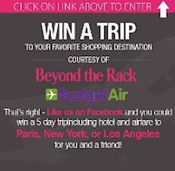 Beyond the Rack: Win a Trip Sweepstakes