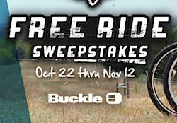 Buckle Store: Fox Free Ride Sweepstakes