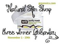 Life According To GreenVics: Natural Skin Shop Giveaway