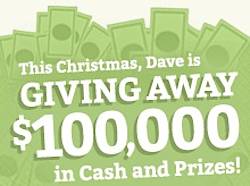 Dave Ramsey: "Christmas Daily Giveaways" Contest