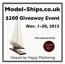 Happy Mothering: $200 Model Ships Gift Voucher Giveaway