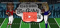 KLG and Hoda’s Big Game Boogie Super Bowl Trip Contest
