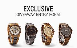 JORD Wooden Watches Giveaway