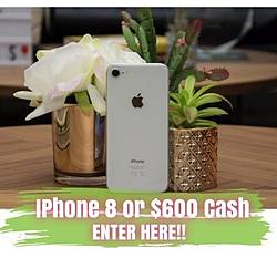 Our Fab Fash Life: iPhone 8 or $600 Cash Giveaway