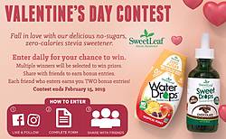 SweetLeaf Stevia Valentine’s Day Giveaway