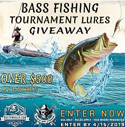 Rusty Angler Bass Fishing Tournament Lures Giveaway