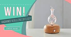 The Radiance Nebulizing Diffuser in Light Wood Giveaway