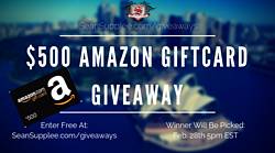 $500 Amazon Giftcard Giveaway