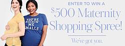 Destination Maternity the $500 Gift Card Sweepstakes