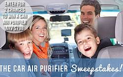 Ron & Lisa Car Air Purifier Sweepstakes