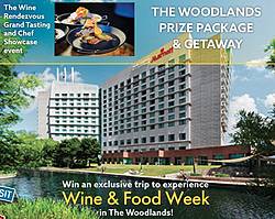 Tour Texas the Woodlands Giveaway