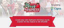 Hallmark Channel’s Merry Madness Christmas Bracket Sweepstakes