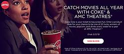 Coca-Cola AMC Theatres Movies for a Year Sweepstakes