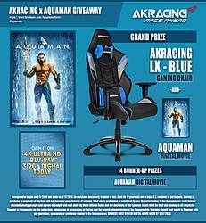 Akracing X Aquaman Giveaway
