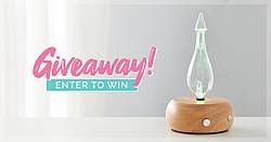 The Magnificent Nebulizing Diffuser in Light Wood Giveaway