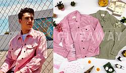 nikijon.clothes: Pink/Green Denim Jacket Giveaway