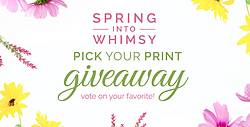 Whimsy Rose Pick Your Print Giveaway
