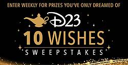 D23 10th Anniversary Weeks 1-3 Sweepstakes