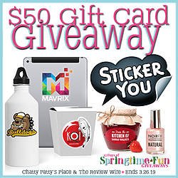 The Review Wire: $50 StickerYou Gift Card Giveaway