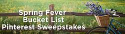 Hallmark Channel's SPRING FEVER BUCKET LIST Pinterest Sweepstakes