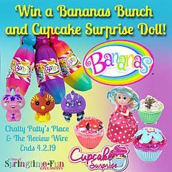 Review Wire: Bananas Bunch & Cupcake Surprise Doll Giveaway