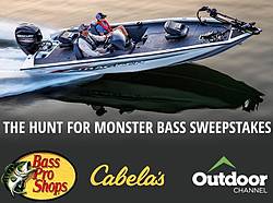 Bass Pro Shops Hunt for Monster Bass Sweepstakes