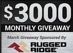 Quadratec Monthly Jeep Parts Giveaway