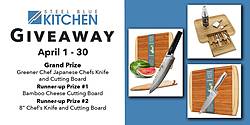 Japanese Chefs Knife and Cutting Board Giveaway
