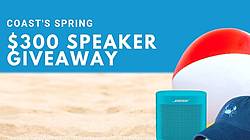 Coast Apparel Spring Speaker Giveaway