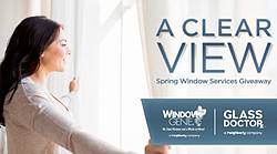 Glass Doctor a Clear View Spring Window Services Giveaway