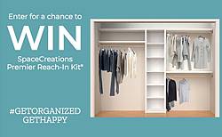 ClosetMaid Get Organized Get Happy Sweepstakes