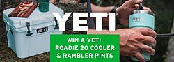 YETI Roadie 20 Cooler & Two Rambler Pints Giveaway