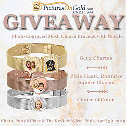 Review Wire: Photo Engraved Mesh Charm Bracelet With Buckles Giveaway