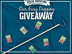High Mowing Seeds Easy Digging Giveaway