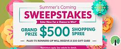Dollar Tree Summer’s Coming Sweepstakes