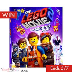 Quirky Mom Next Door:  Copy of the LEGO Movie 2 Giveaway