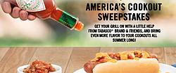 Tabasco America’s Cookout Sweepstakes