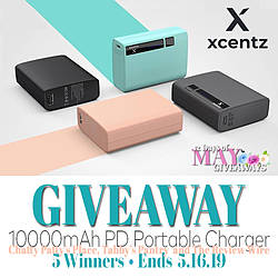 Review Wire: Xcentz 10000mAh Portable Charger Giveaway