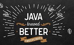 Java House Java Brewed Better Sweepstakes